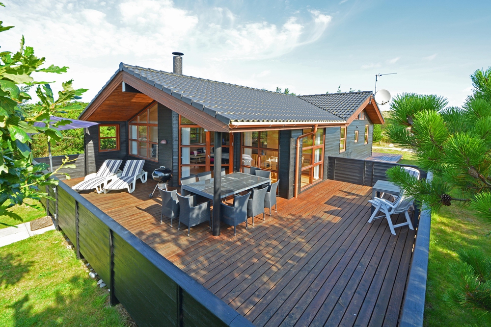 Schönes Haus mit geschlossener Terrasse und Wärmepumpe