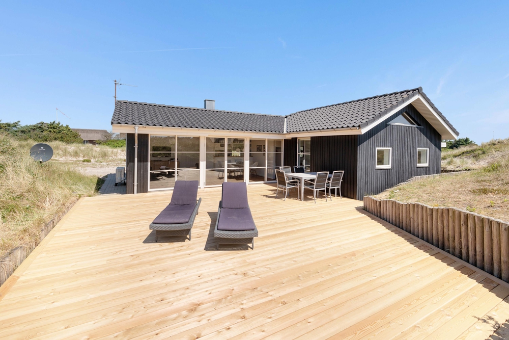 Gemütliches Ferienhaus mit Kamin nur 300 Meter vom Strand
