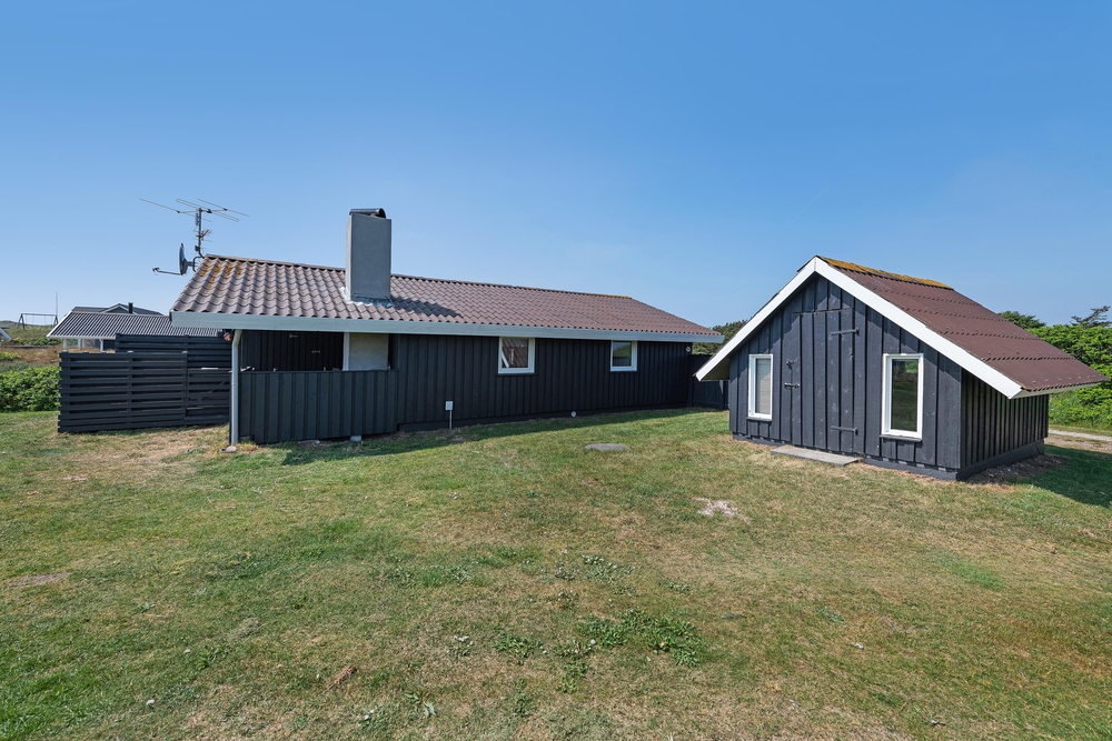 Ferienhaus mit geschützter und geschloßener Terrasse